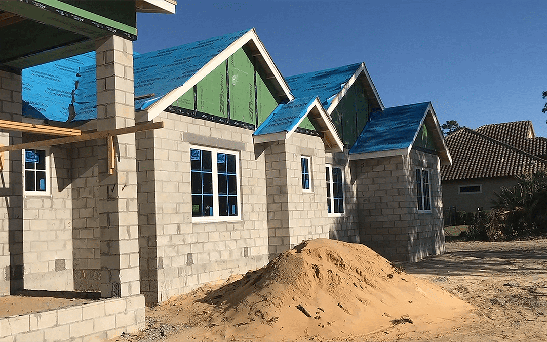 Roofing and Windows at a New Custom Home